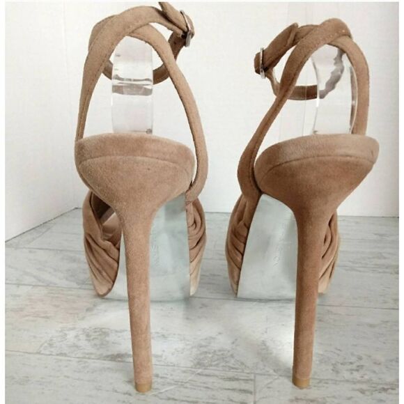 H by Halston Suede Ankle Strap Heel - Picture 4 of 8
